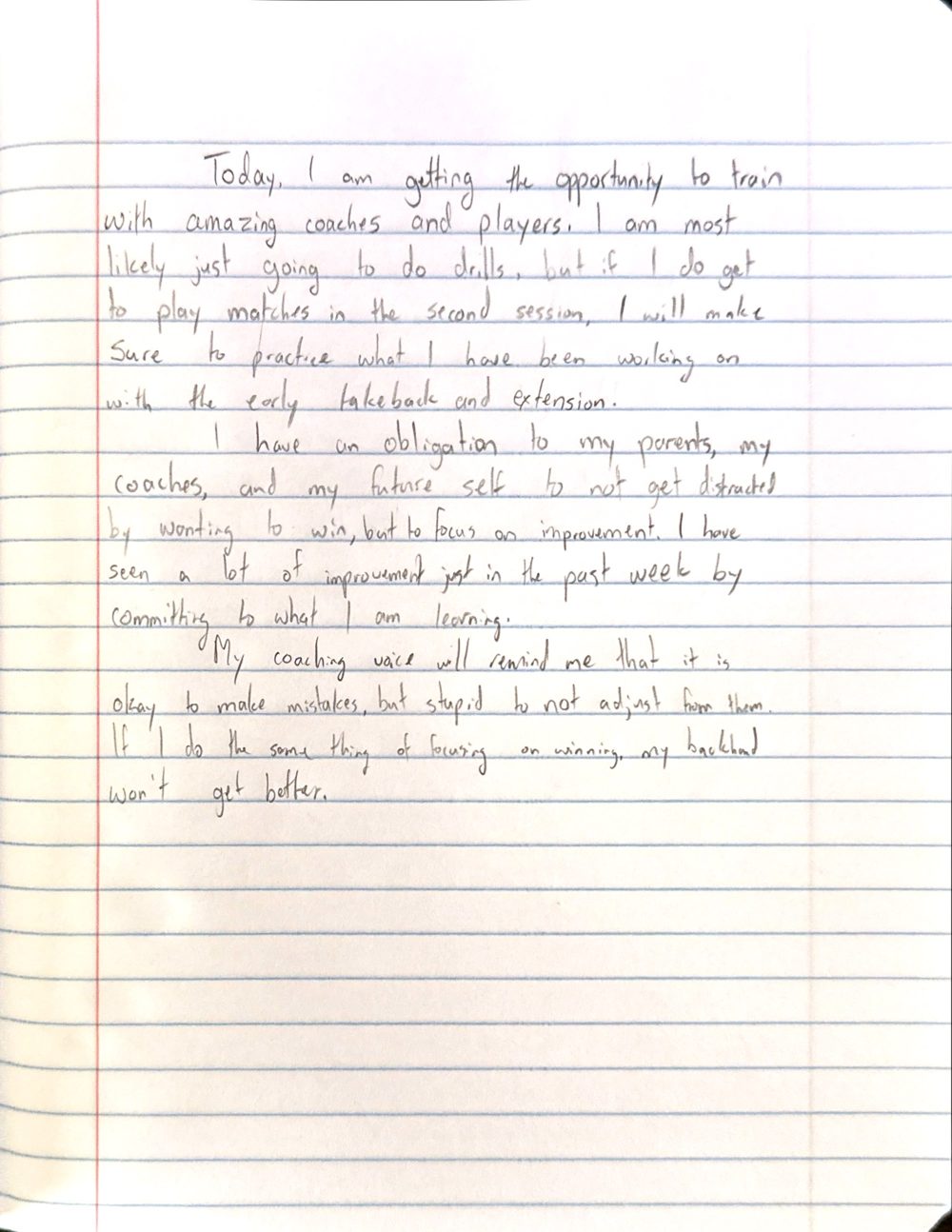 Scan of the handwritten notebook page, May 3, 2024